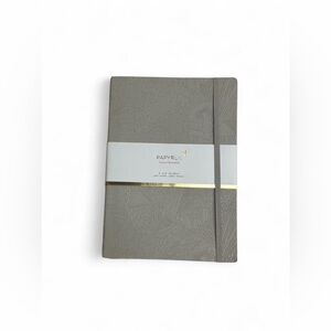 Papyrus Grey - Cream journal with mushroom design